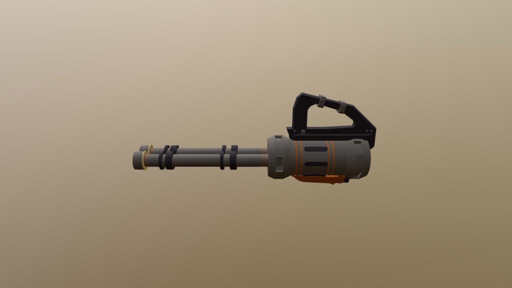 Bazooka-gun 3d model