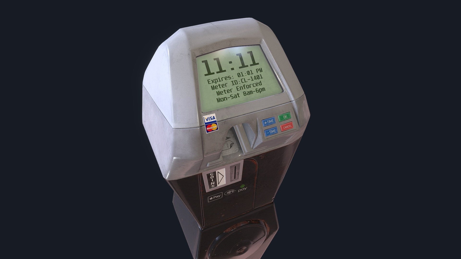 Parking Meter 3d model