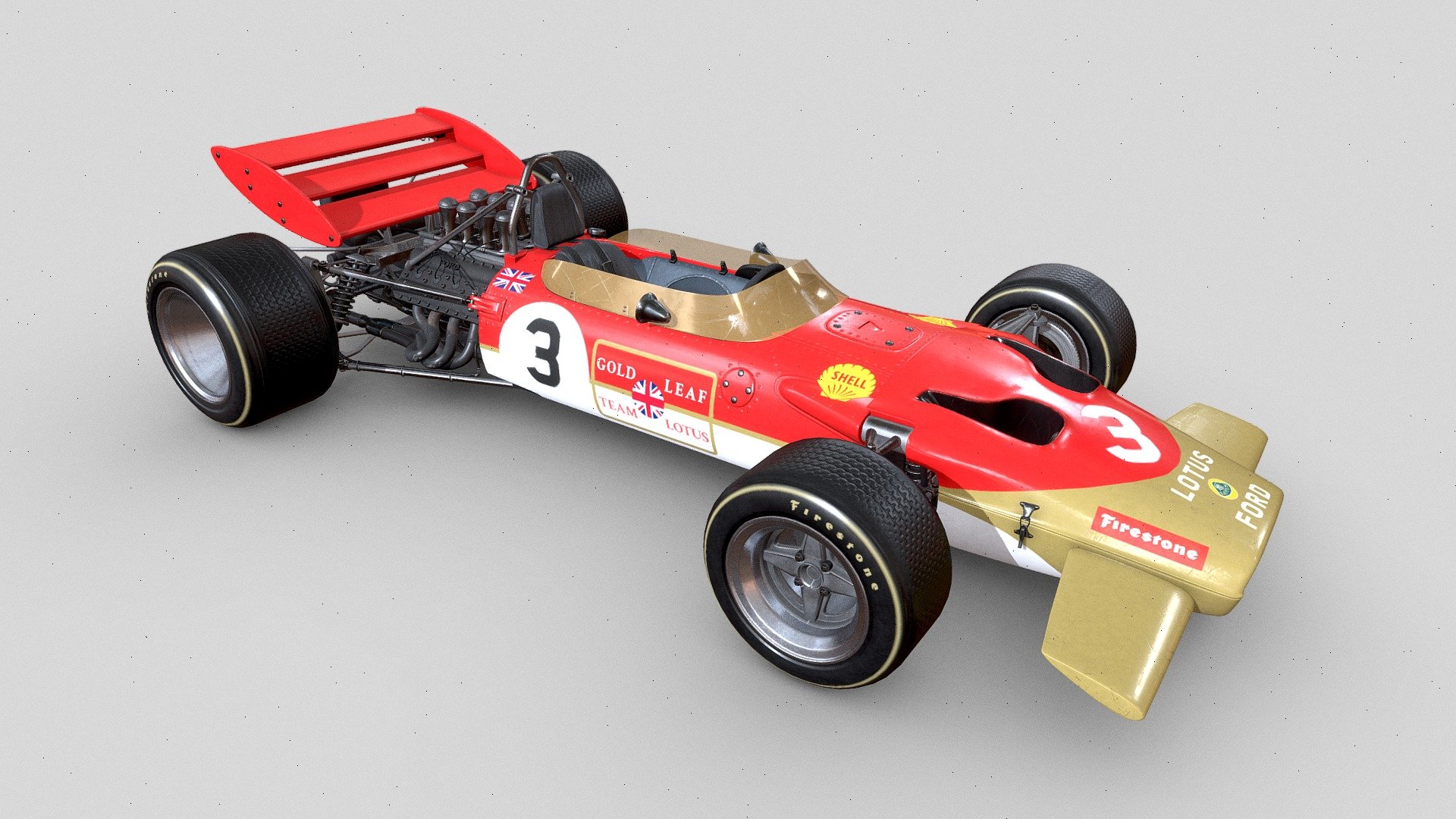 Formula 1 || Lotus 49c 3d model