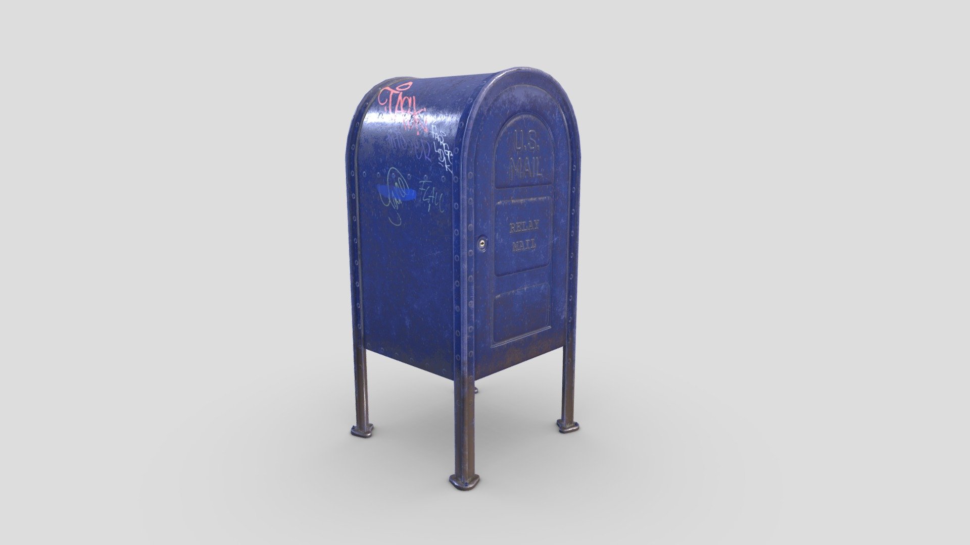 Large Mailbox 3d model