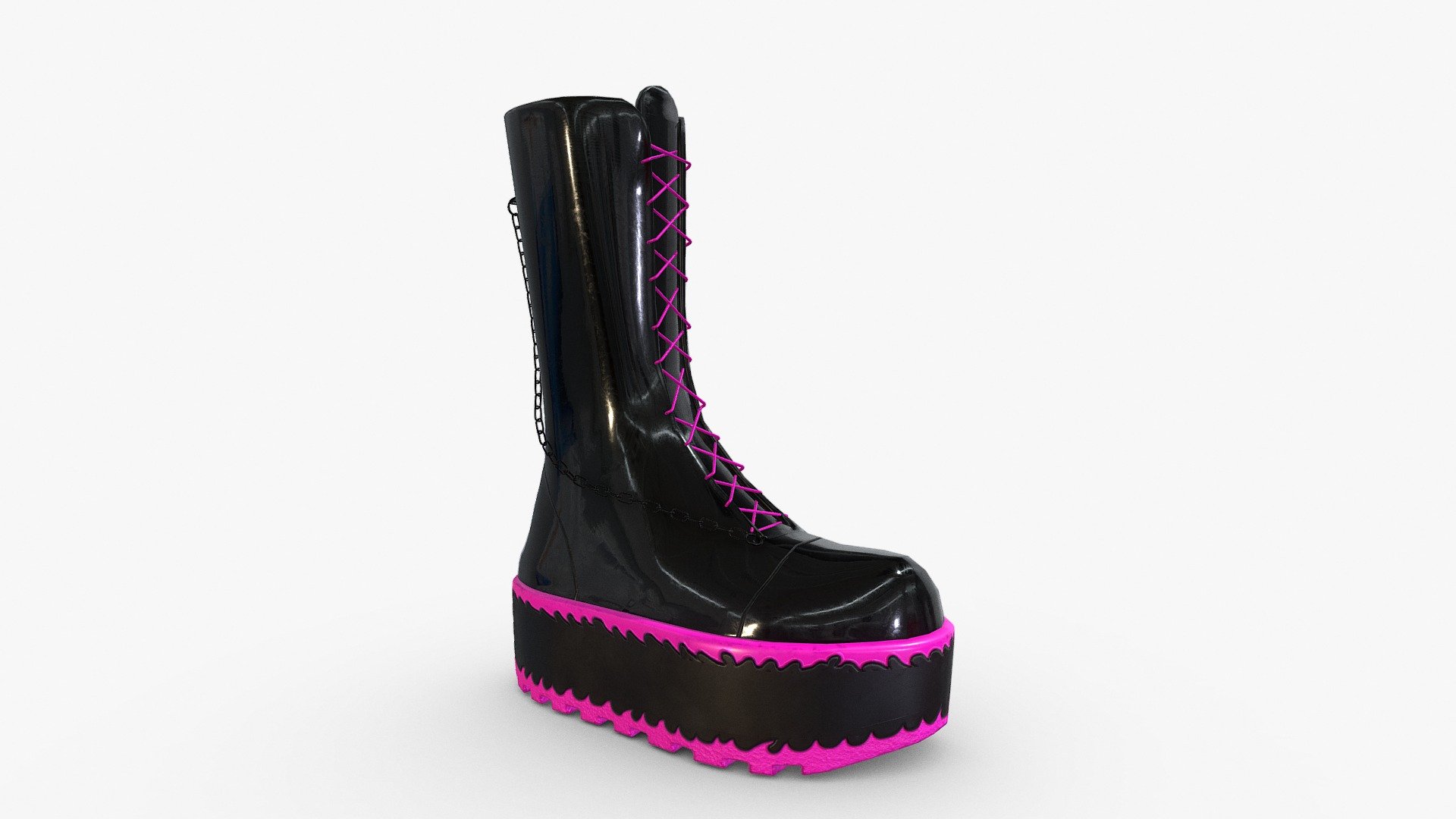 CYBERPUNK BOOT 3d model