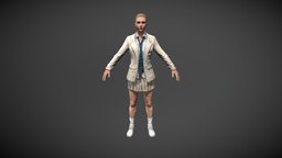 IVORY SCHOOL UNIFORM SET (FEMALE)