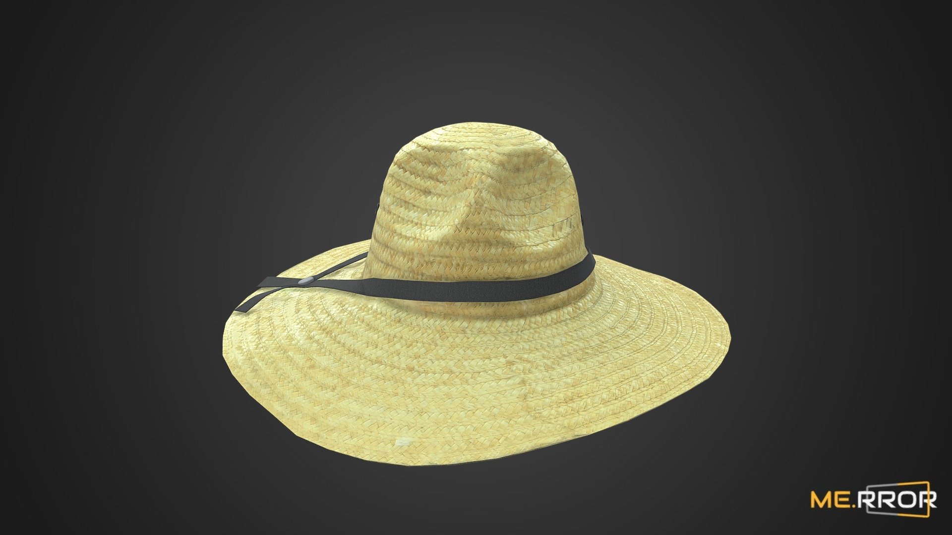 [Game-Ready] Summer Straw Hat 3d model