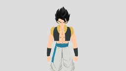 Gogeta Model Rigged