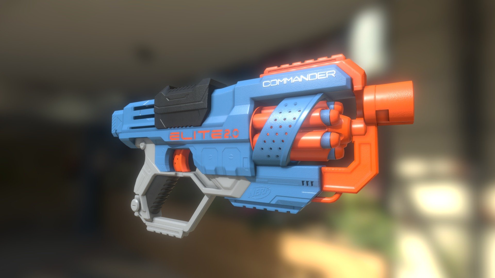 NERF Elite 2.0 Commander 3d model