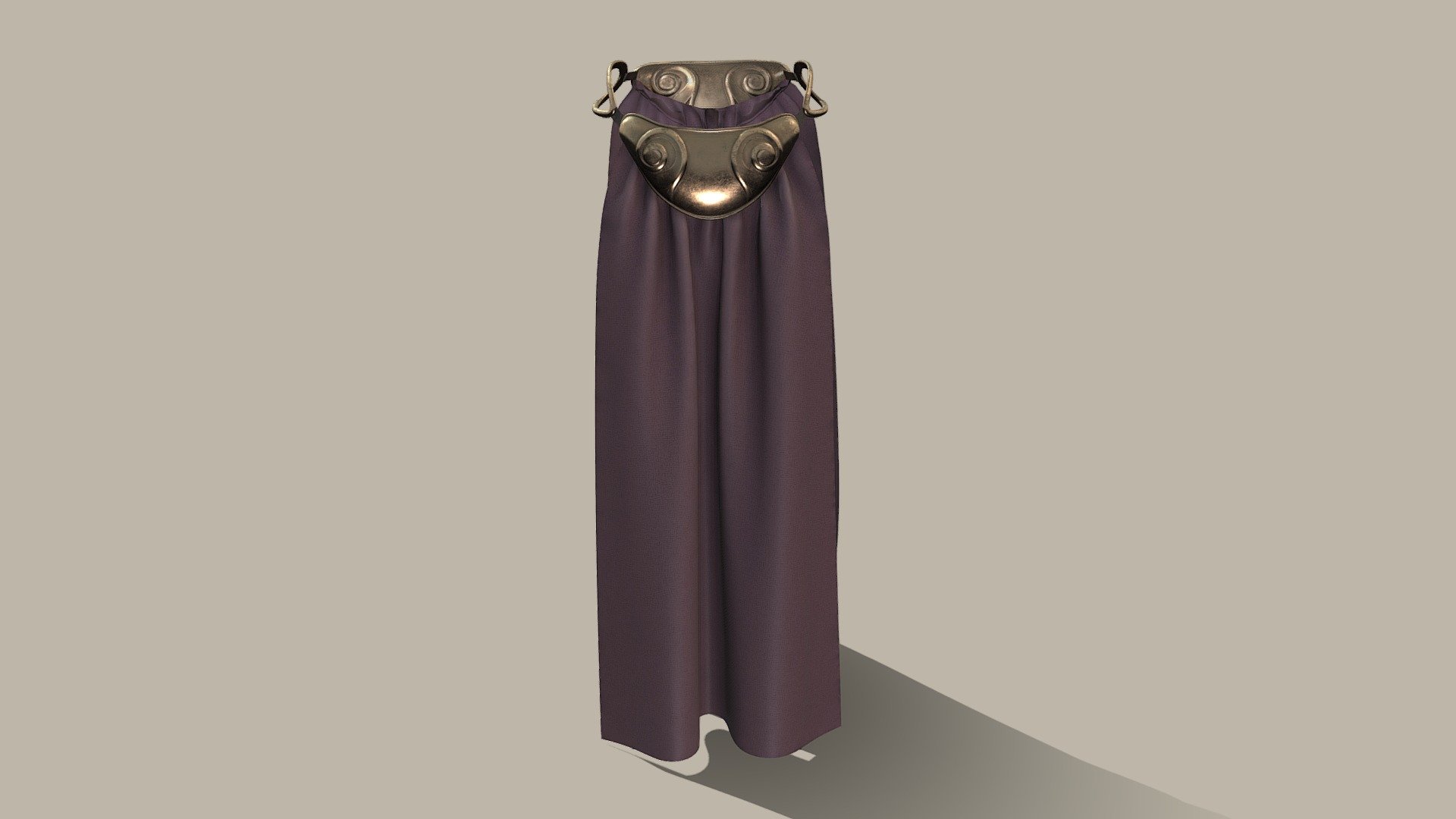 Female Belly Dancer Skirt 3d model