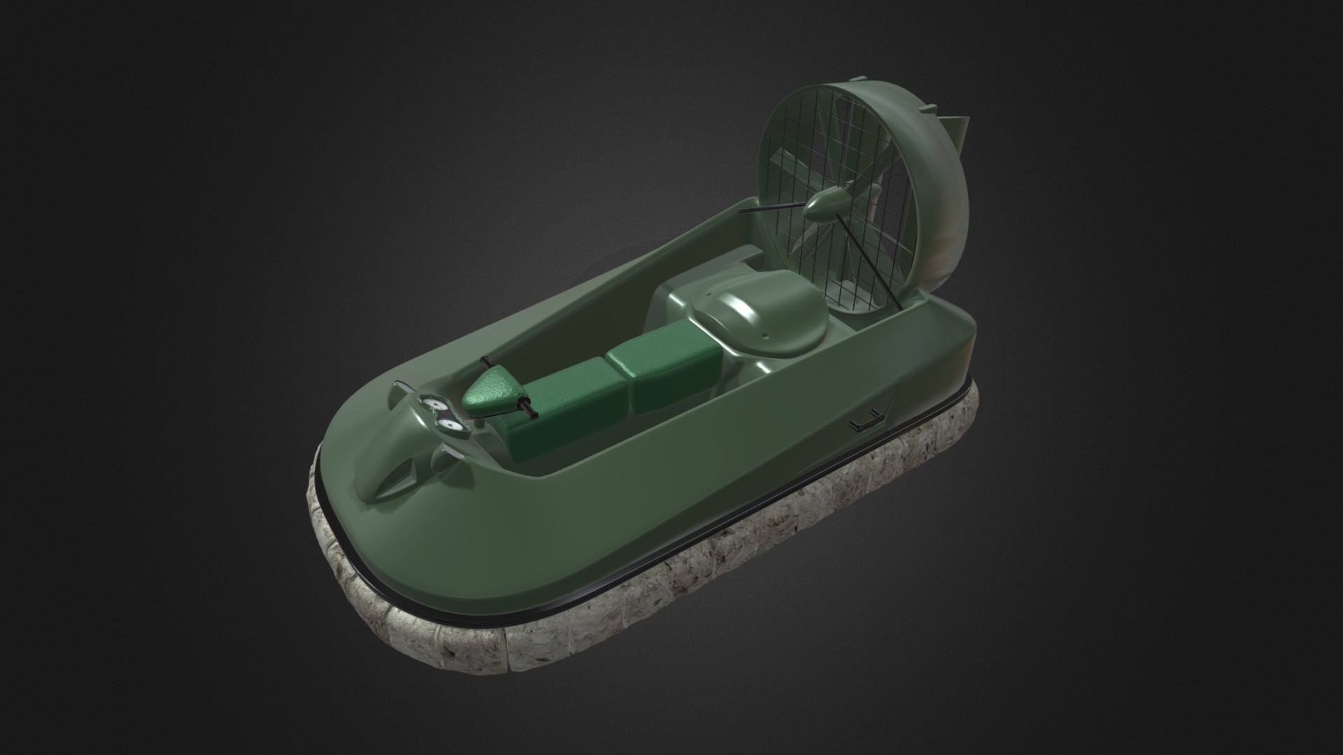 Hovercraft 3d model