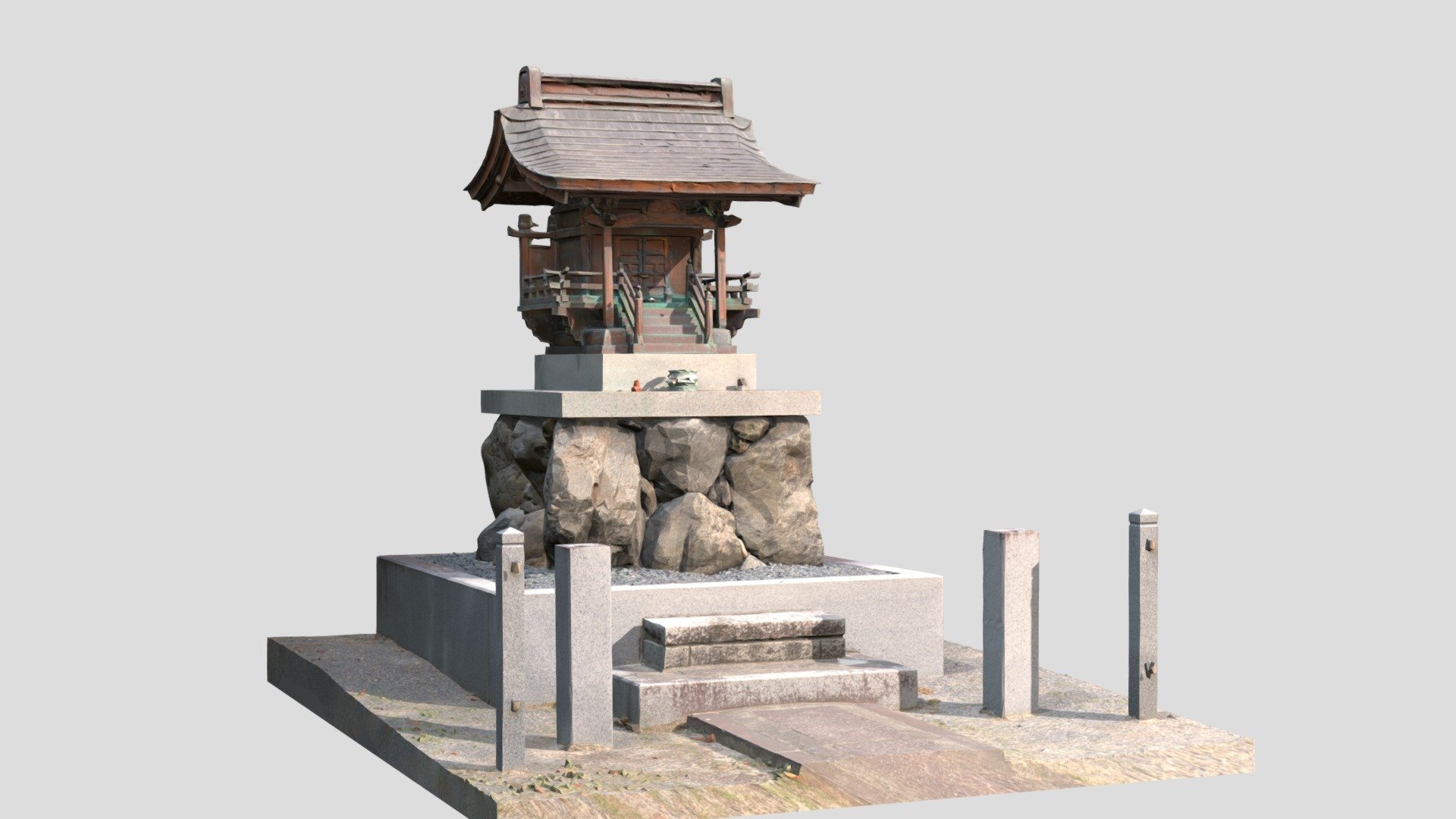 Small Shrine 3d model