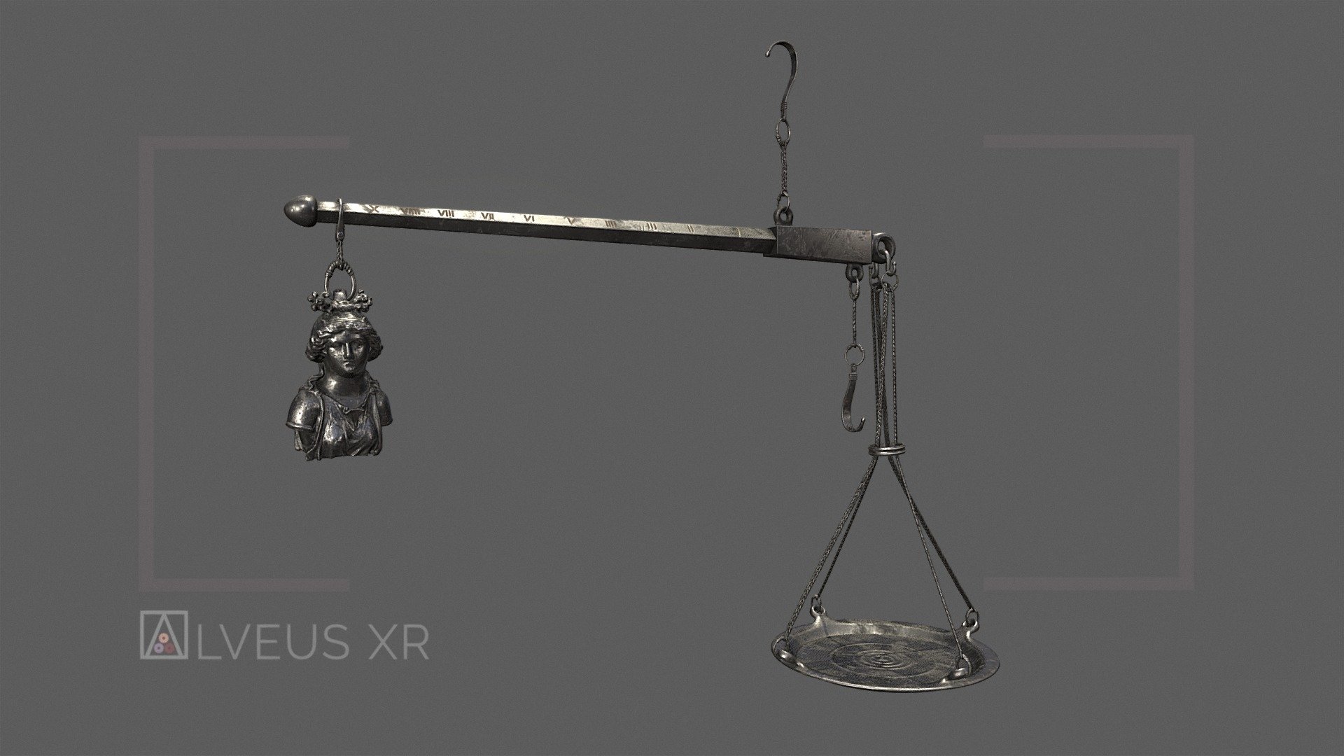 Balanza romana | Roman balance 3d model