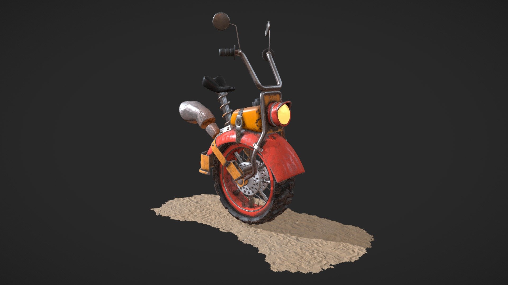 Monobike 3d model