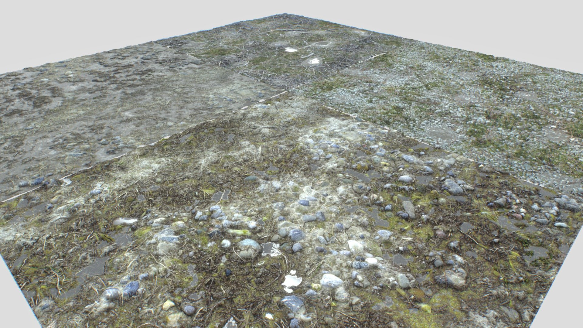 Dirt Terrain PBR Pack 11 Textures 3d model