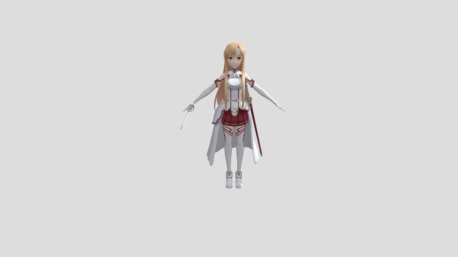 VRCaht Avatar Asuna 3d model