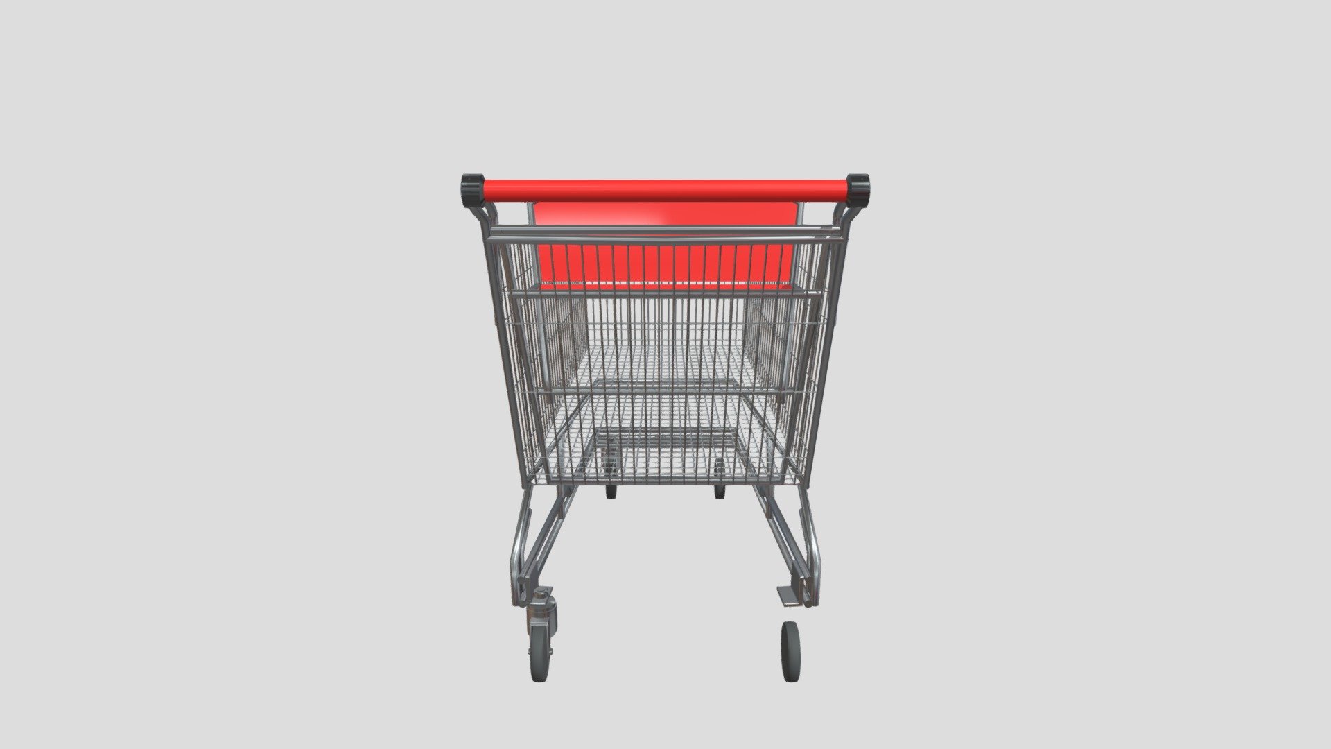 Shopping cart 3d model