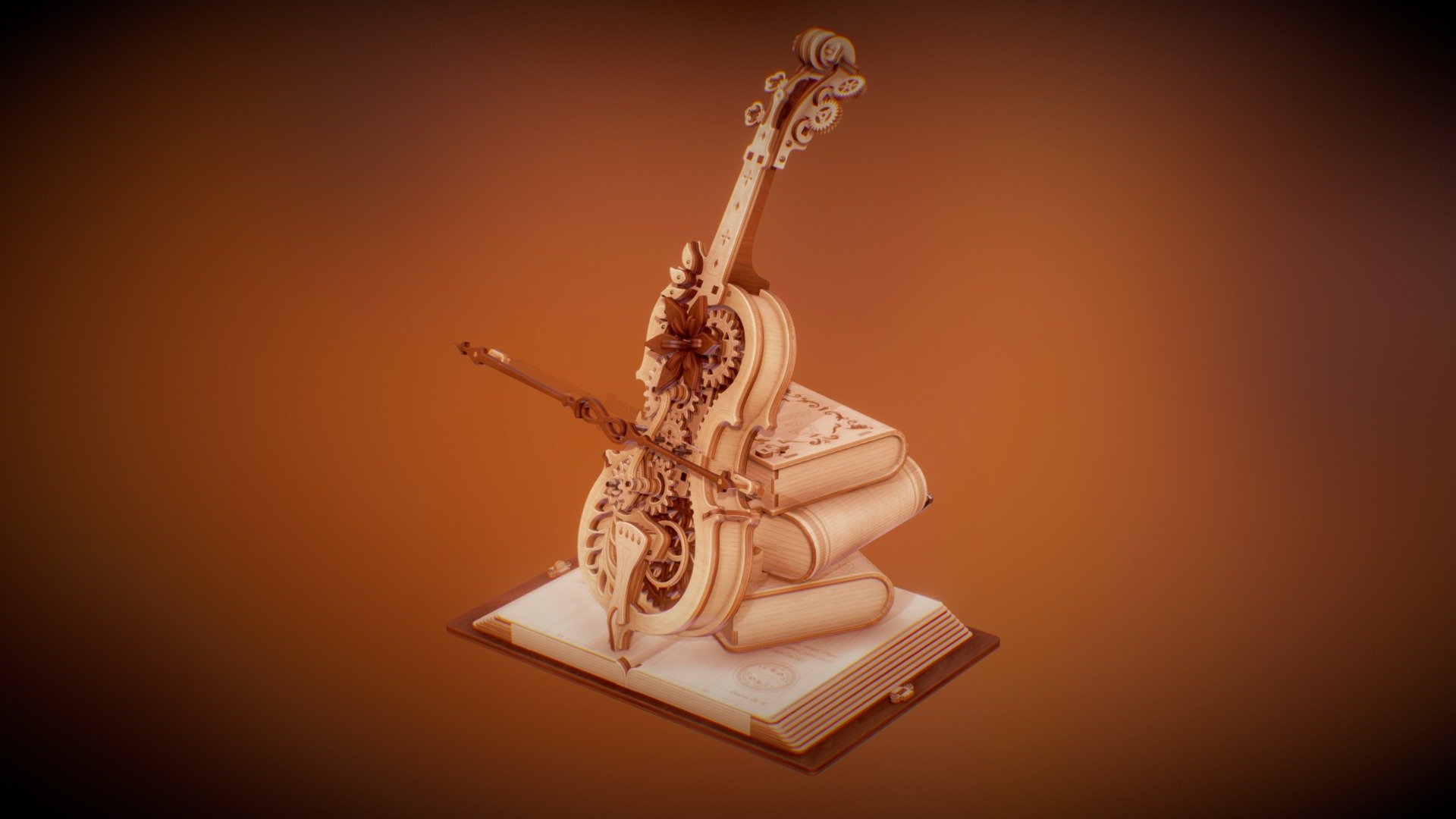 Magic Cello 3d model