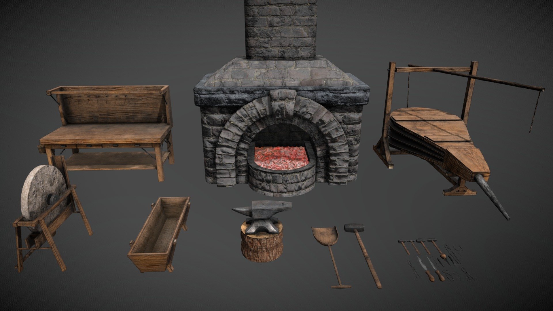 Asset Pack 3d model