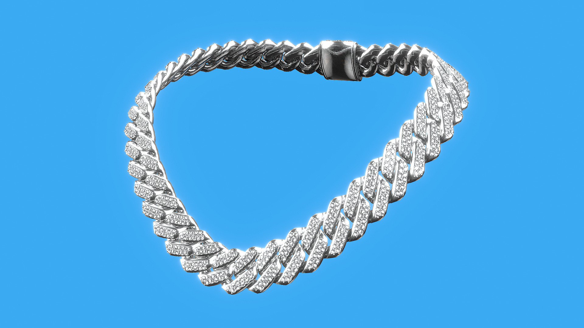 Cuban Chain 3D Model 3d model