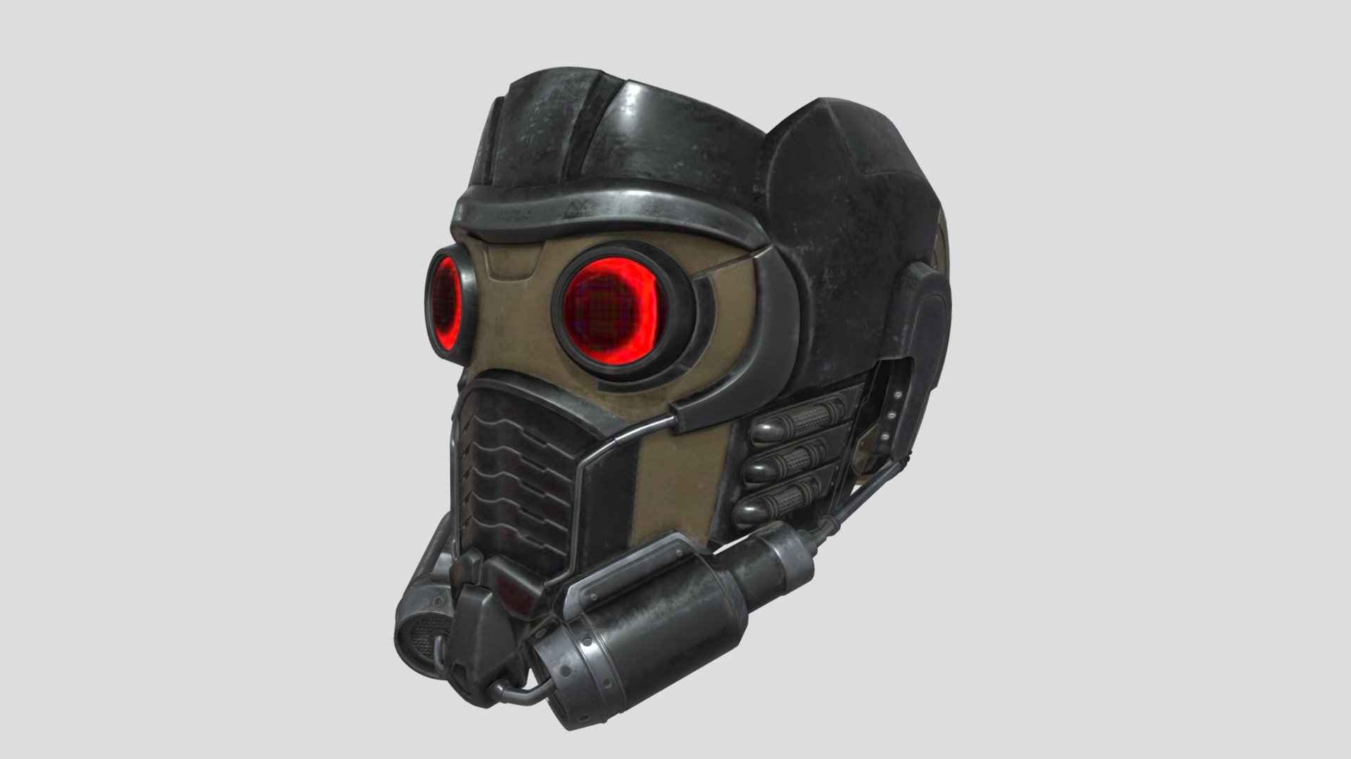 Star- Lord Mask 3d model