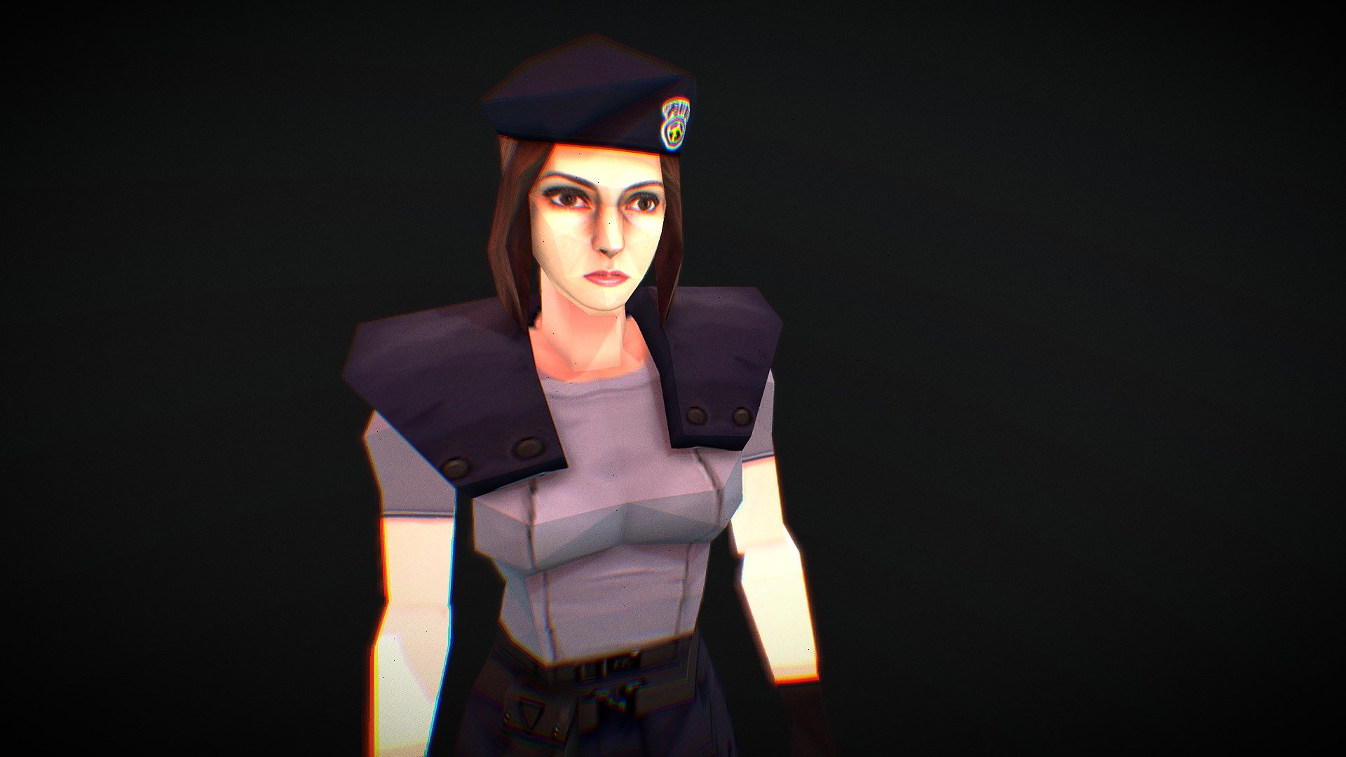 Resident Evil 1 Jill S.T.A.R.S (Remastered) 3d model