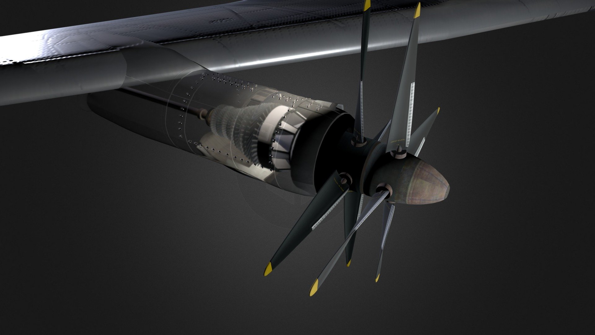 NK-12MC(Tu-95MS) 3d model