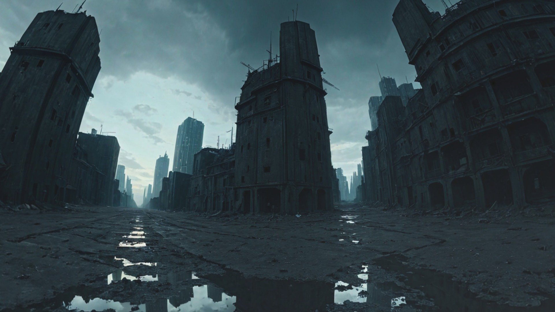 HDRI Post-Apocalyptic Panorama B 3d model