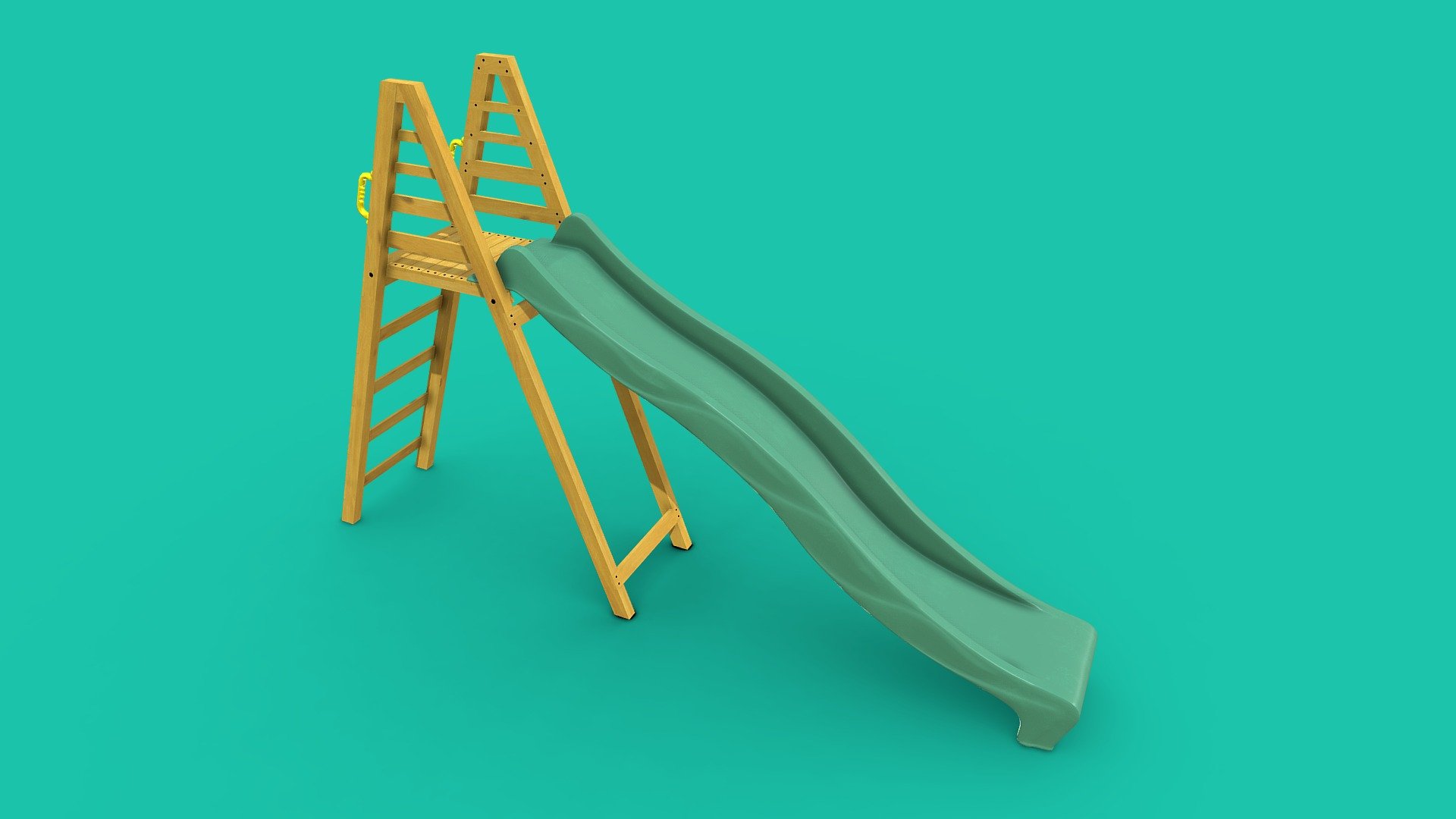 Kids slide 2 3d model