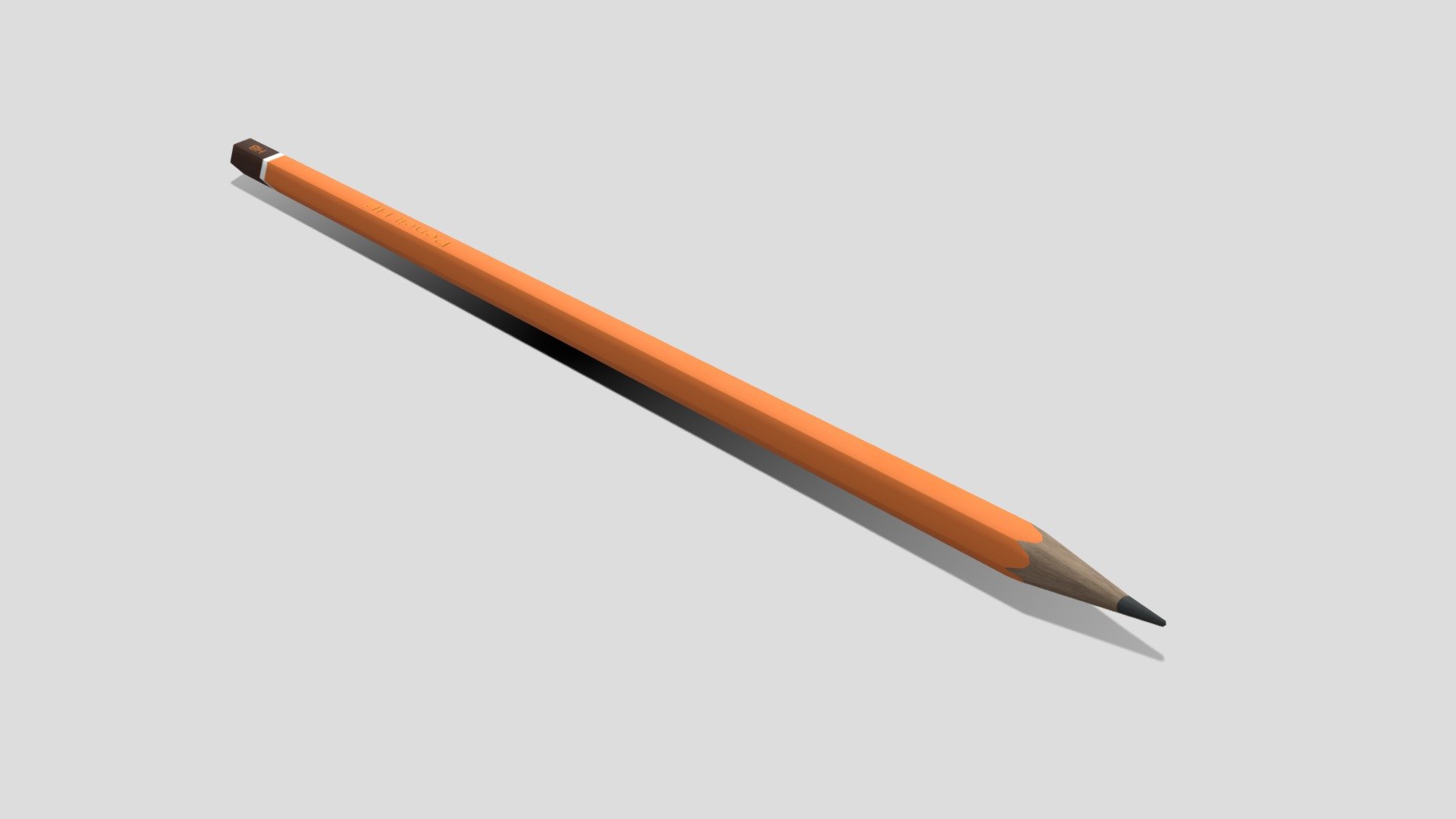 Pencil HB 3d model