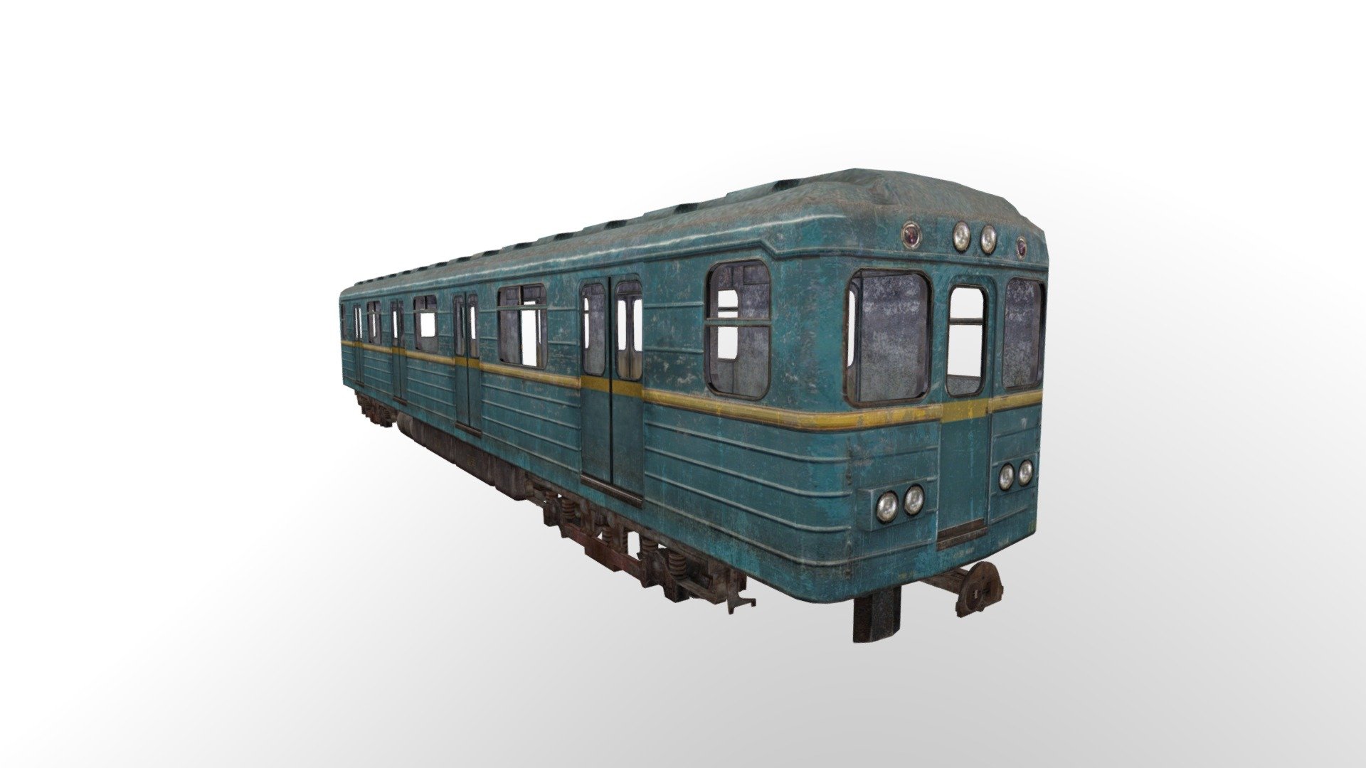 Metro 2033 Train 3d model