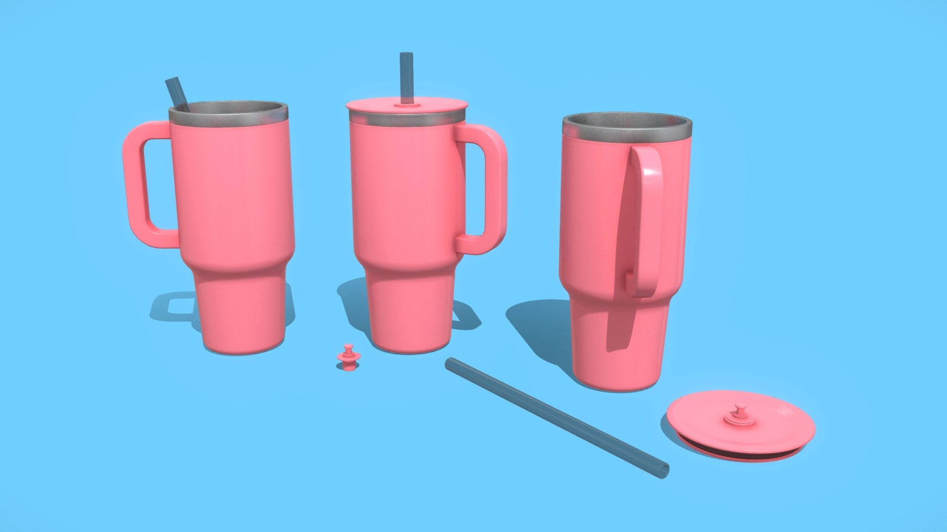 Travel Tumbler 3d model