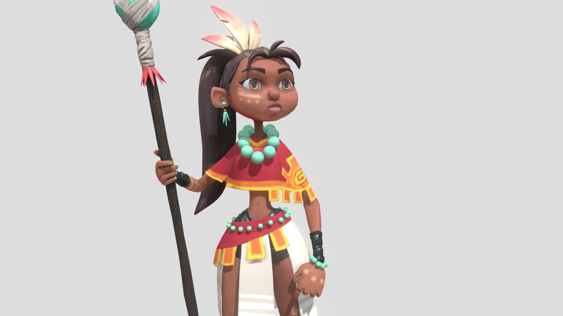 Ana Kaona 3d model