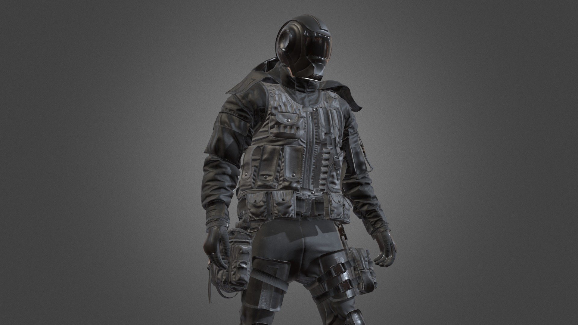 Military Outfit 5 3d model