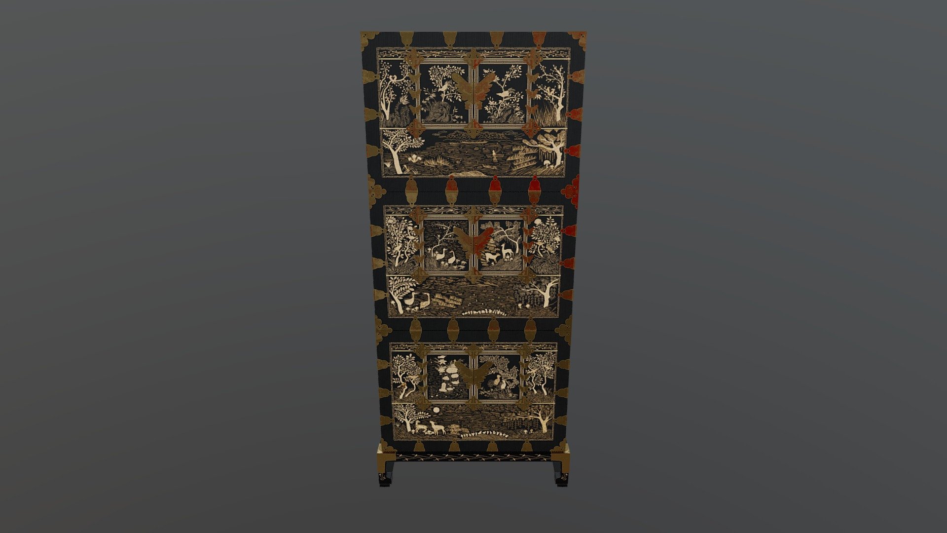 Najeonchilgi_Drawer 3d model