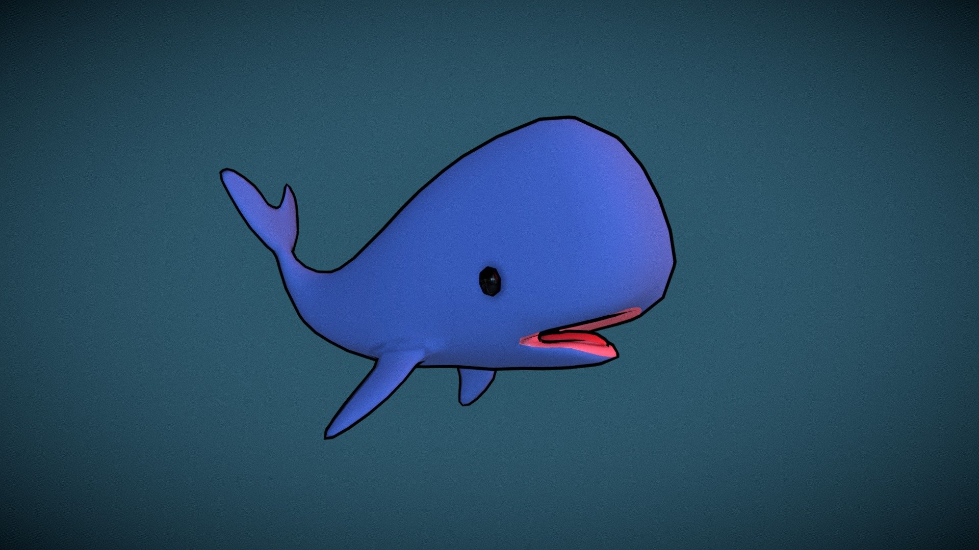 Whale 3d model