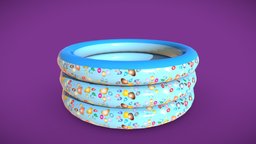 Floatable Swimming Plastic Pool 3D Model