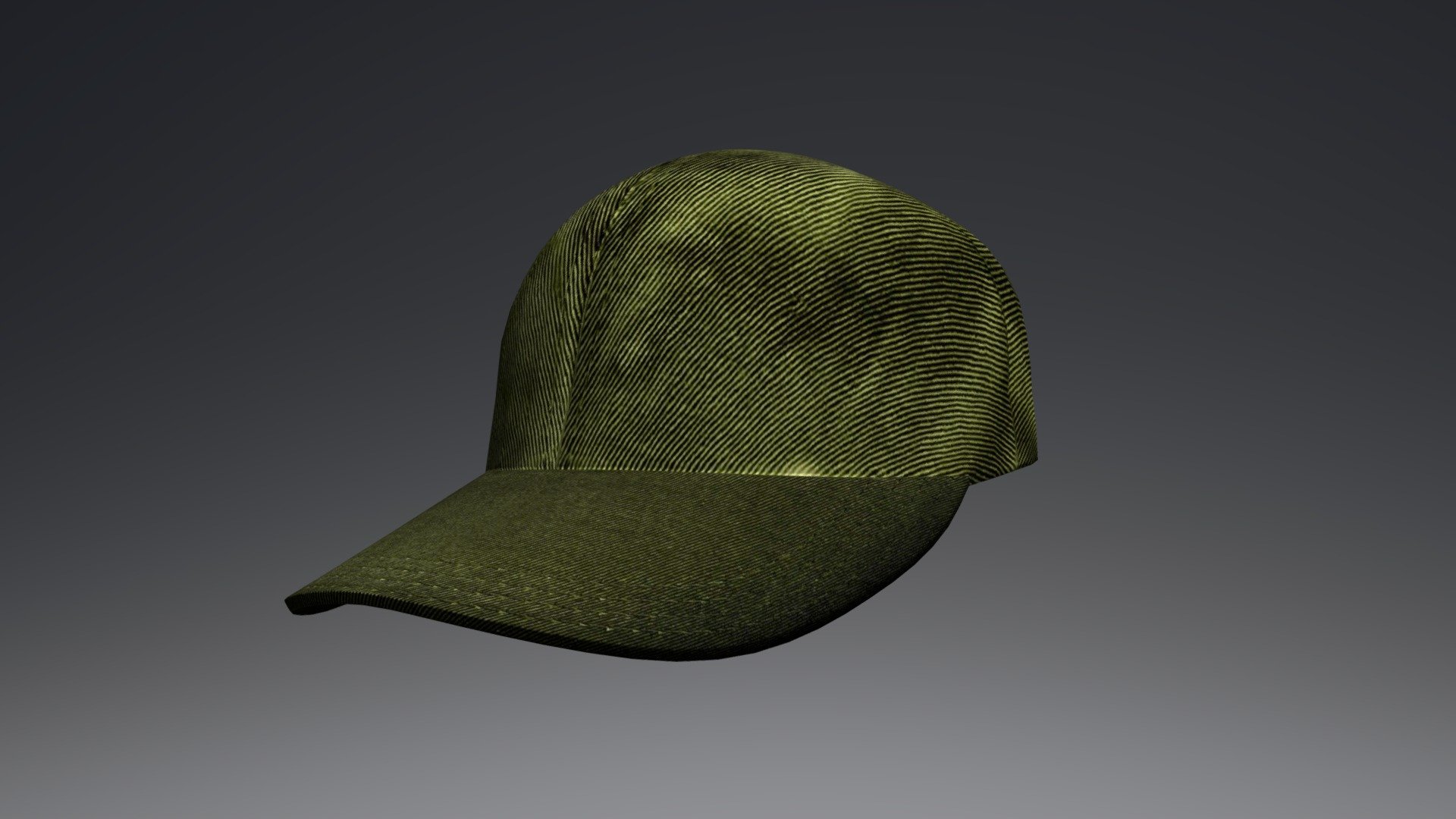 Baseball Cap (Olive) 3d model