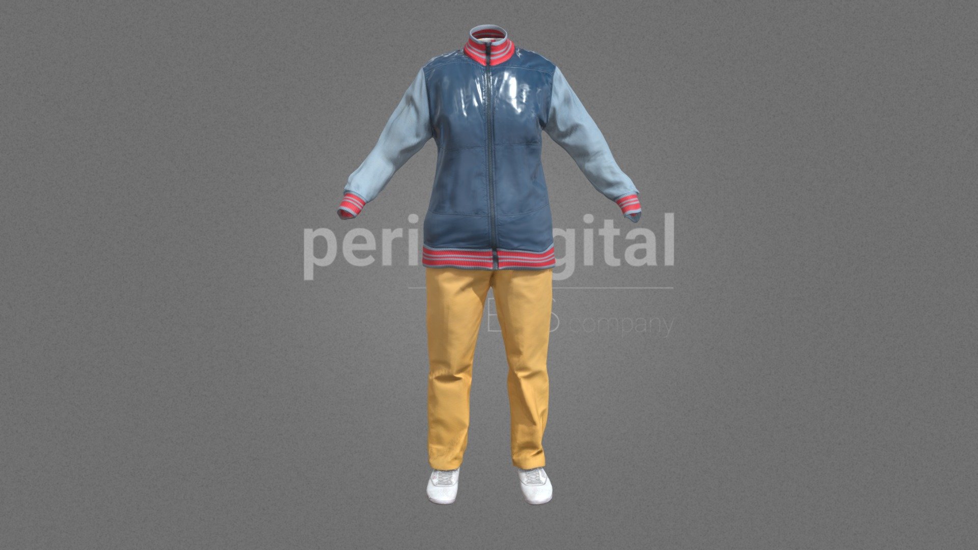 80s Fashion Series 3d model