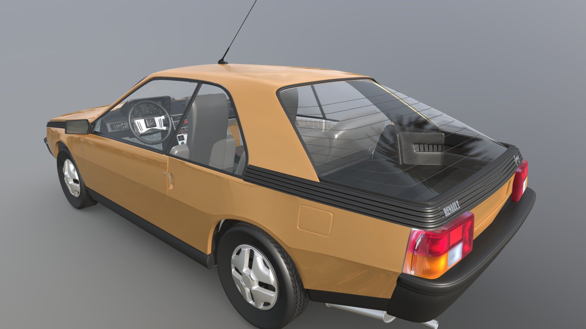 Renault FUEGO 3d model