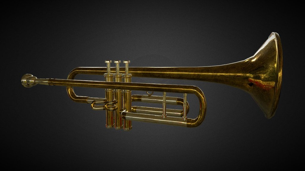 Trumpet 3d model