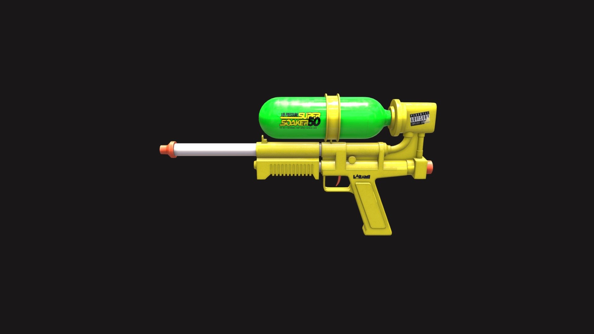 Super Soaker Memory. 3d model