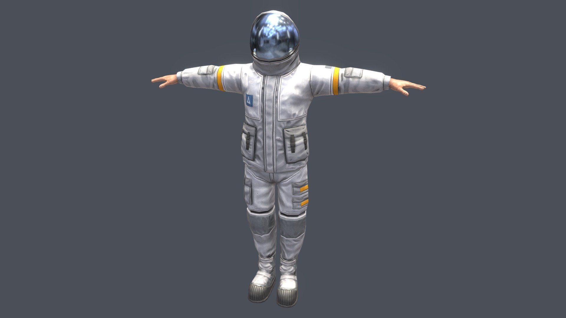 Astronaut costume 3d model