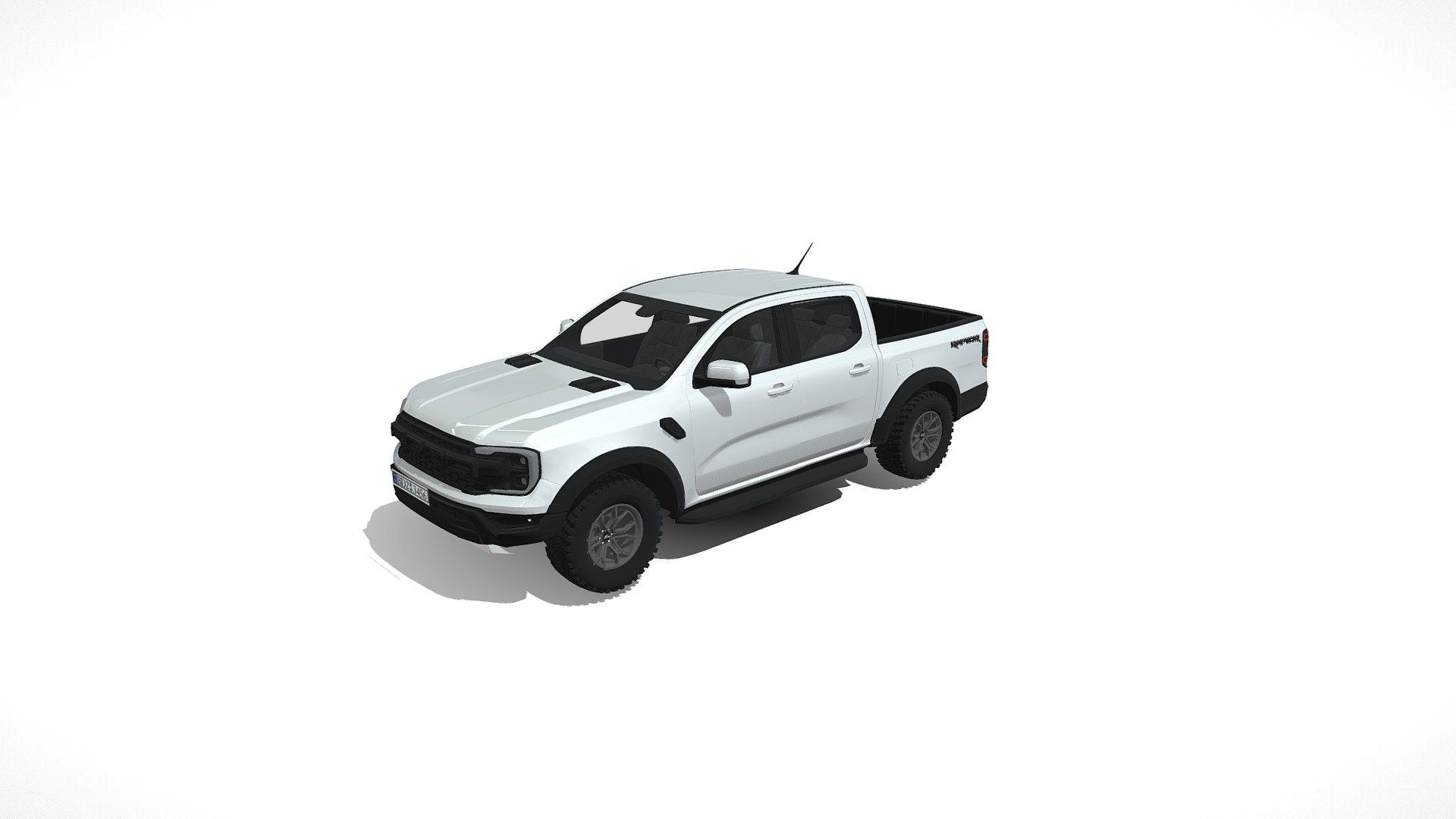 Ford Ranger Raptor 2024 3d model