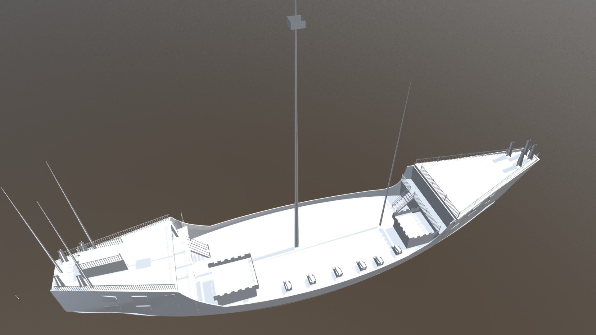 Zheng He Treasure Boat 3d model