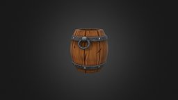 Cartoon Barrel