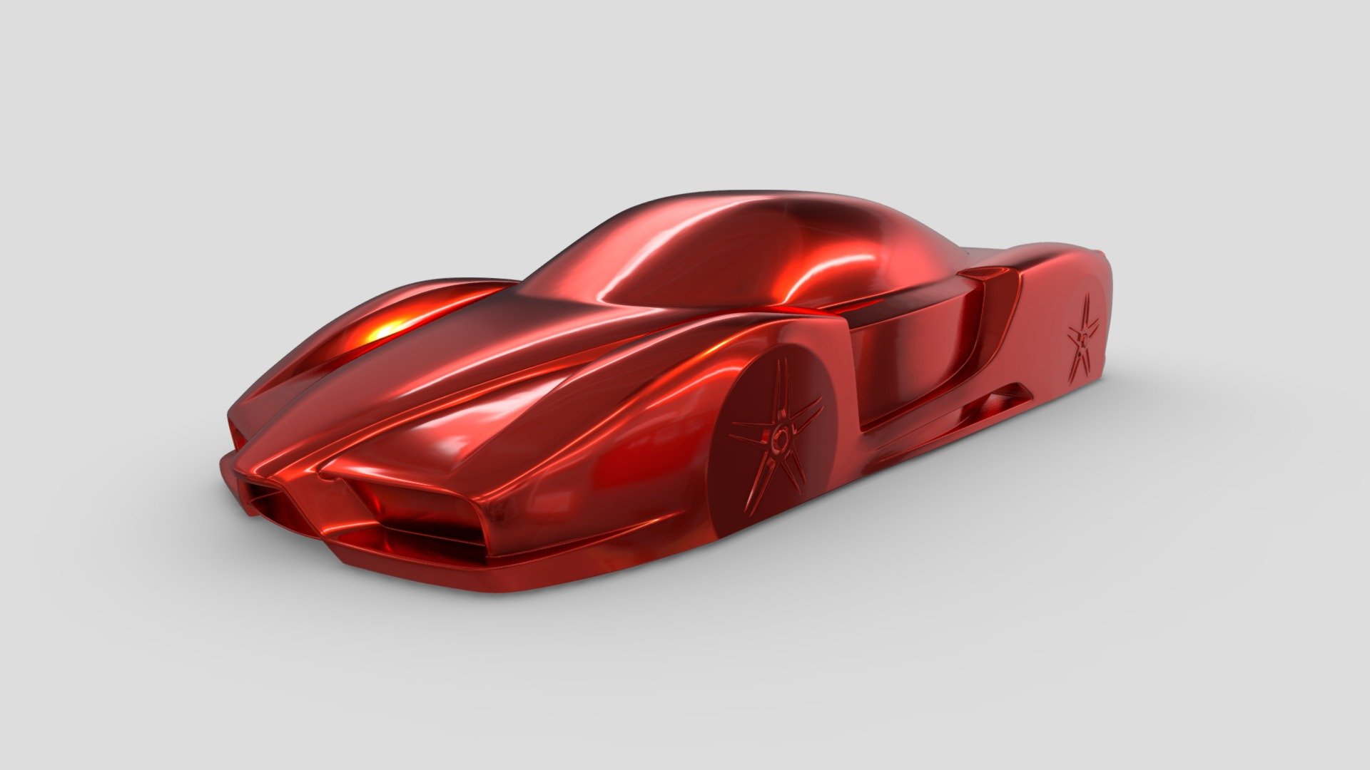 Ferrari Enzo Speedform Supercar Automotive Art 3d model