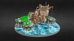 Watermill Scene