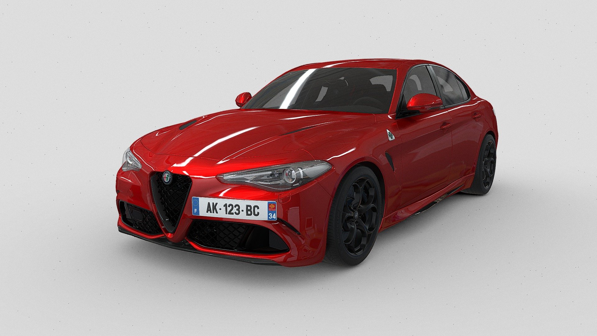 Alfa Romeo Giulia QV 3d model