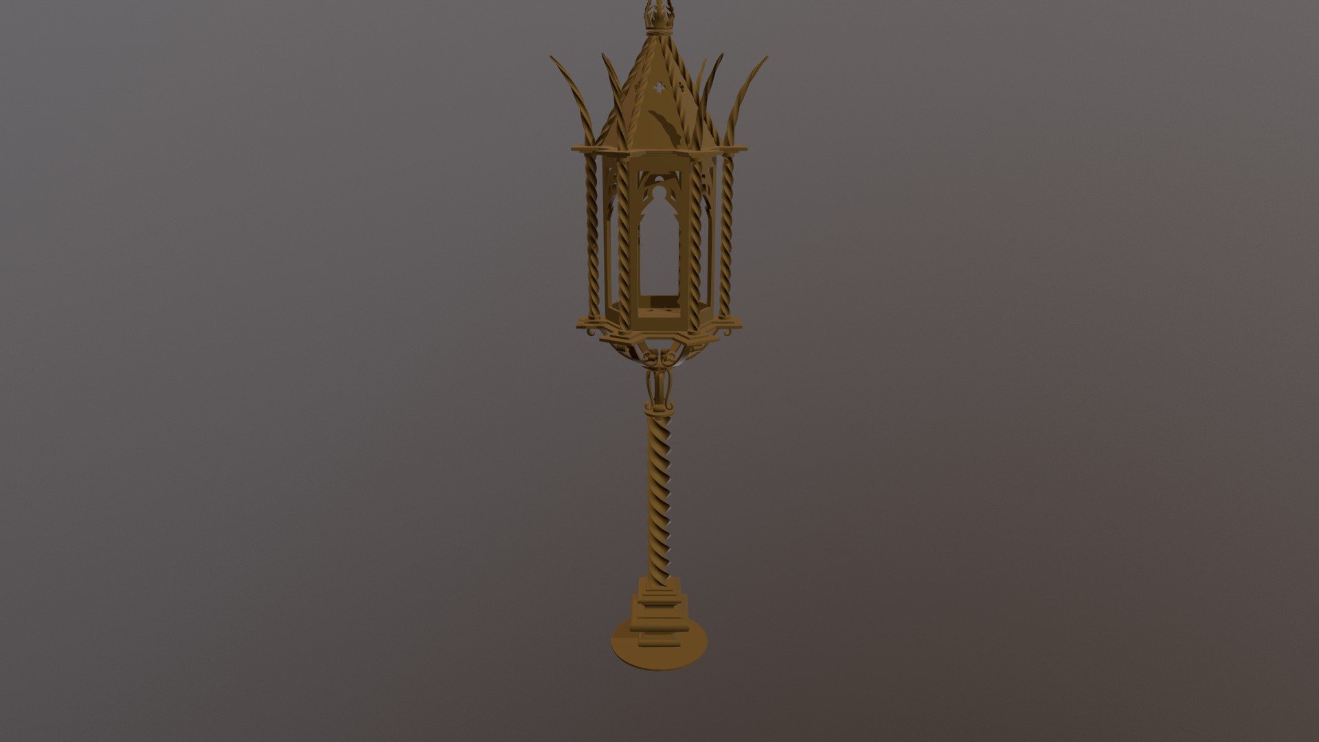 Gothic Lantern 3d model