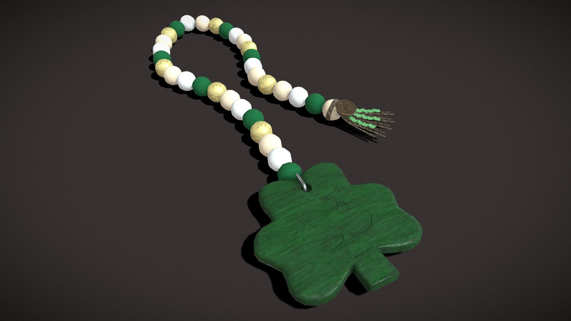 St_Patrick_Bead_Trinket 3d model