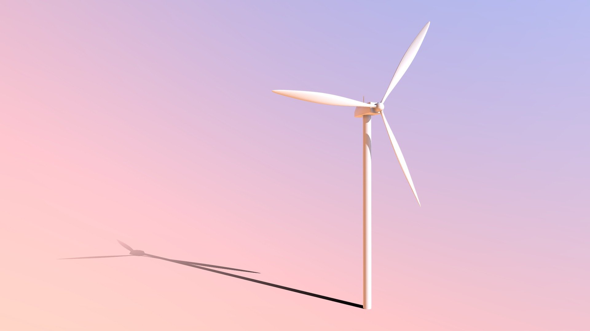 Wind Turbine 3d model