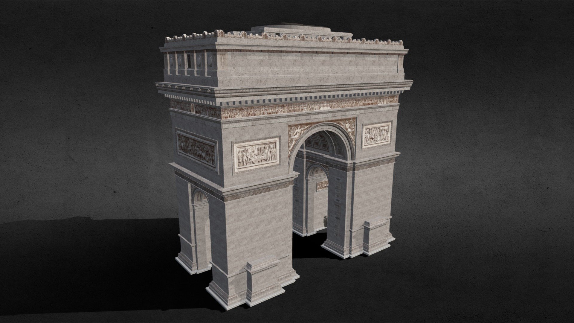 Arco Del Triunfo 3d model