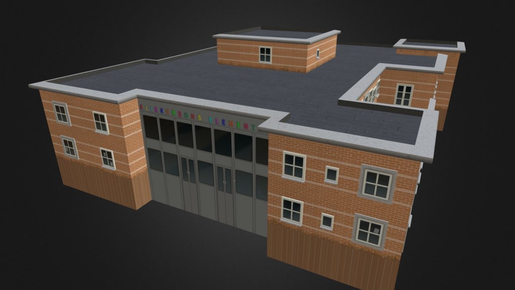 Kliekerson Elementary 3d model